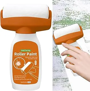 RushwakWall Repair Roller Paint Household Supply Cleaning Tool Water Based Latex DIY Renovation with Roller Multifunctional Paint Roller for Cracks, Wall Repair Solution Paint Roller(500g)