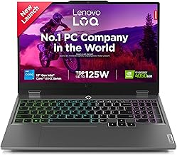 LenovoLOQ 2024, Intel Core i5-13450HX, 13th Gen, NVIDIA RTX 4050-6GB, 16GB RAM, 512GB SSD, FHD 144Hz, 15.6"/39.6cm, Windows 11, Office Home 2024, Grey, 2.4Kg, 83DV018JIN, 1Yr ADP Free Gaming Laptop