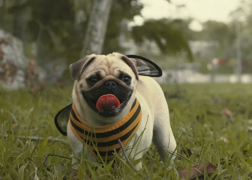 James Tiono - unsplash - chien et guêpe