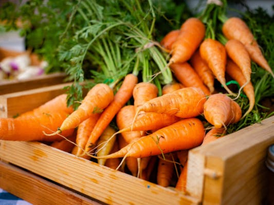Caisse de carottes