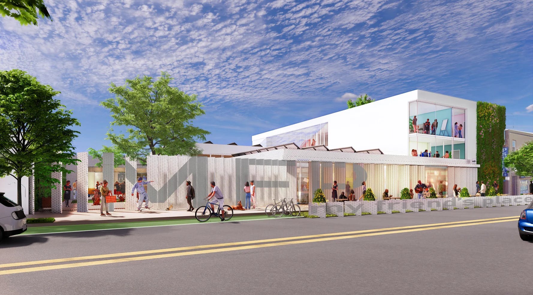 My Friend's Place Building Rendering.