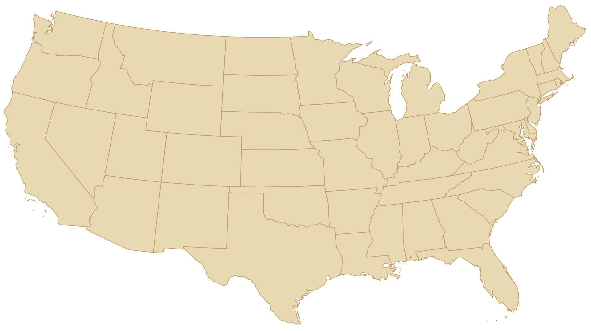Map of USA