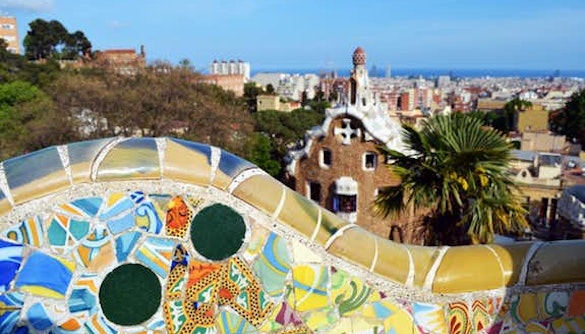 barcelona in january - park guell