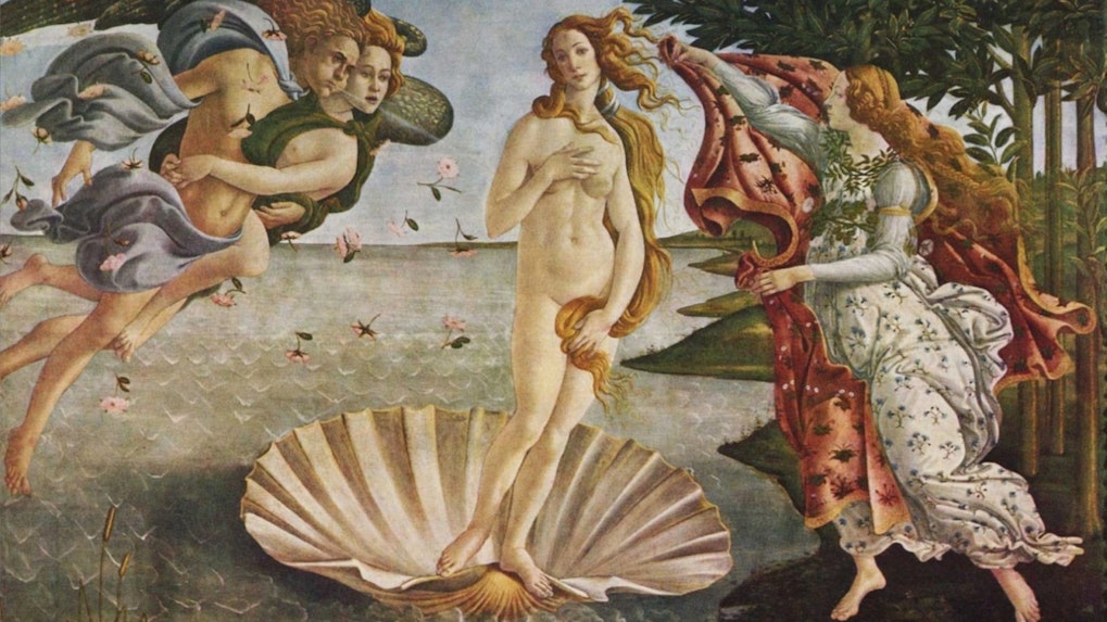Obras de arte en la Galería Uffizi