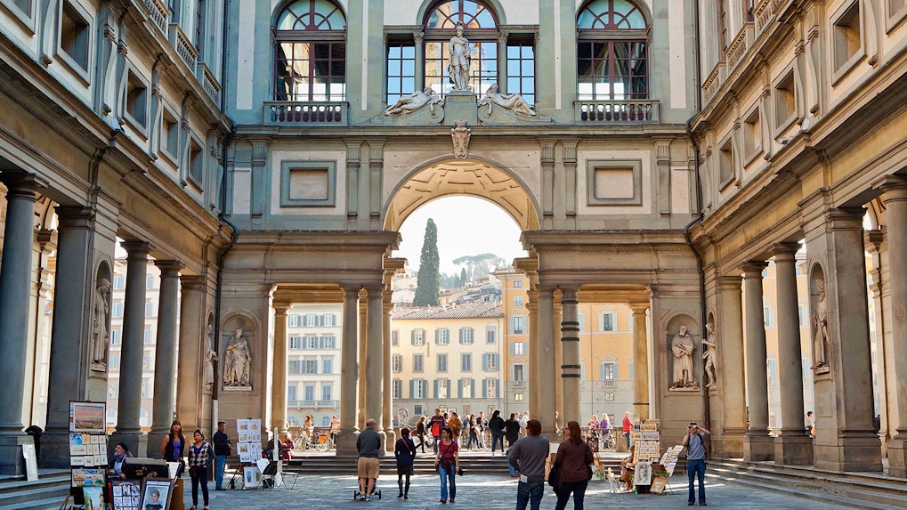 Puertas de acceso Uffizi