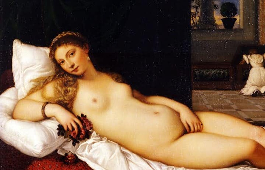 Die Venus von Urbino Uffizien Tizian