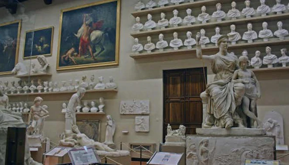 Galleria dell'Accademia Saal der Gipsmodelle