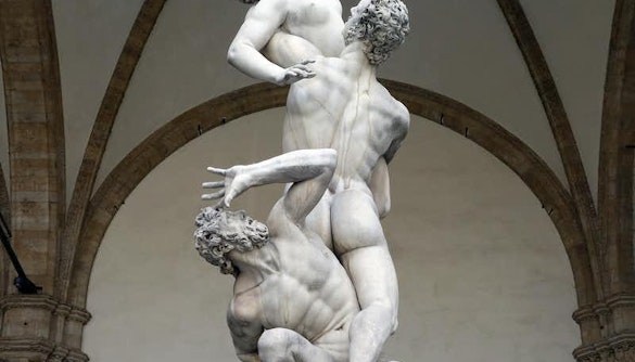 what to see at accademia gallery - rape of the sabines 
