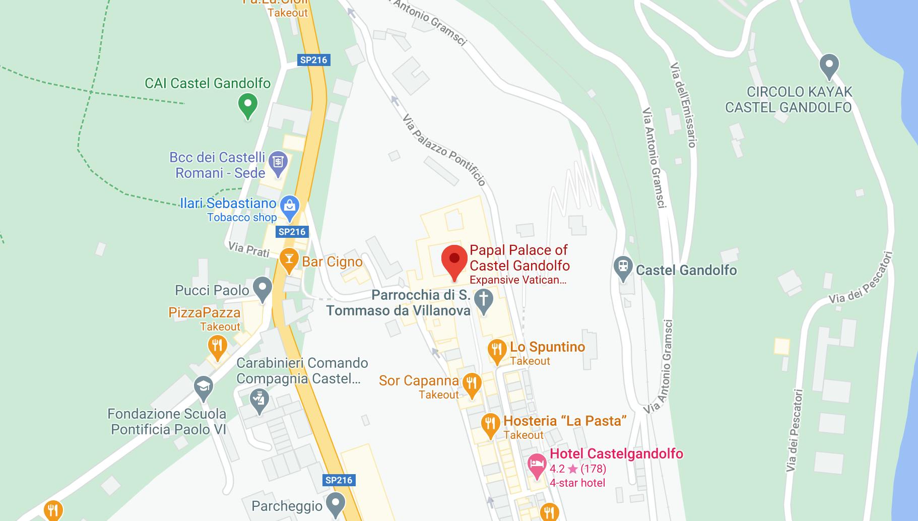 Palazzo Apostolico di Castel Gandolfo e Giardini delle Ville Pontificie Palazzo Apostolico di Castel Gandolfo e Giardini delle Ville Pontificie