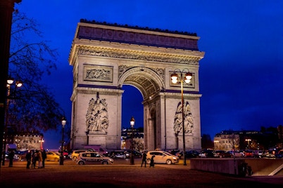 Parijs in november - Arc de Triomphe