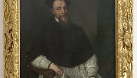 Uffizien Porträt des Bischofs Ludovico Beccadelli Tizian