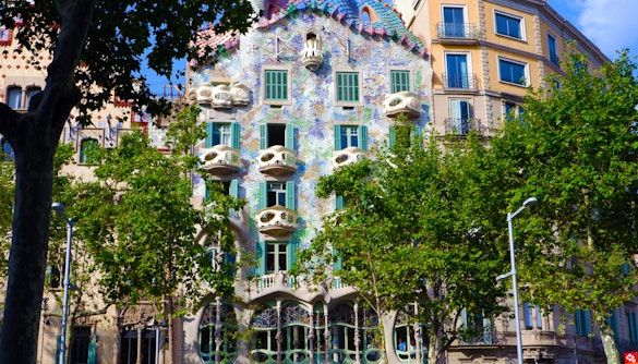 Casa Batlló Barcelona jardín