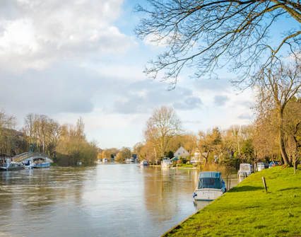 Hampton Court Boats Thames