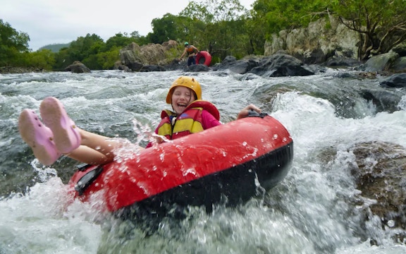 river tubing cairns