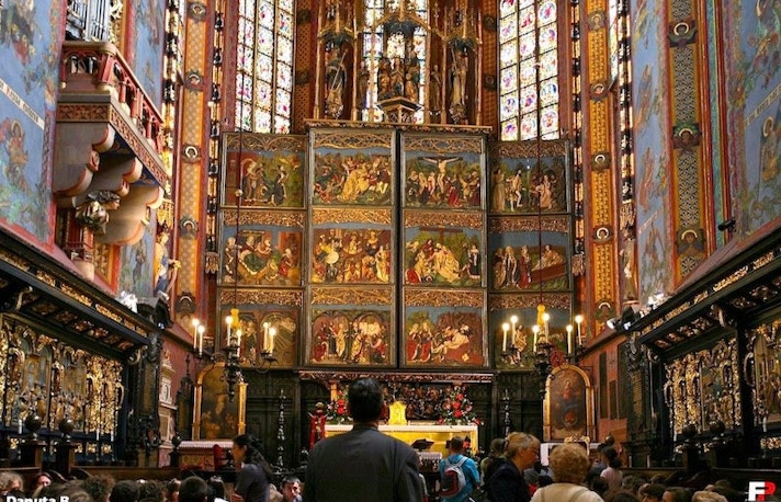 Ingressos para Basílica de Santa Maria Cracóvia Altar de Santa Maria