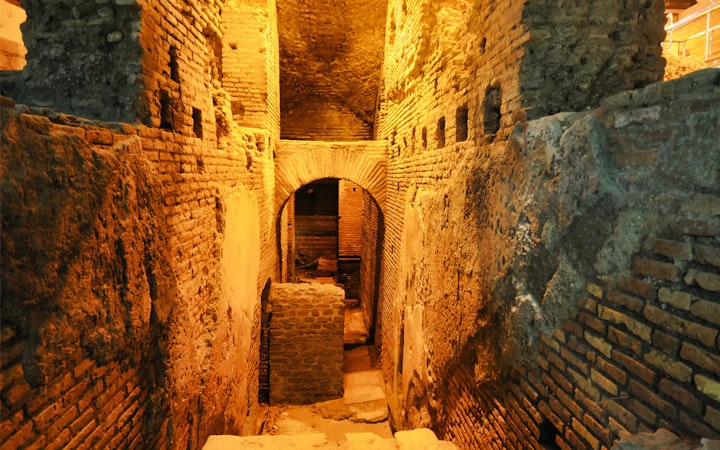 sotterranei Fontana di Trevi 