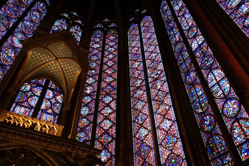 Interior da Sainte Chapelle