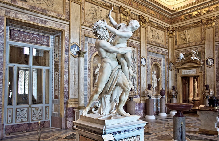 what to see at borghese gallery - rape of proserpina by bernini
