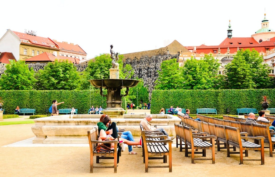 Prag Garten auf der Bastion