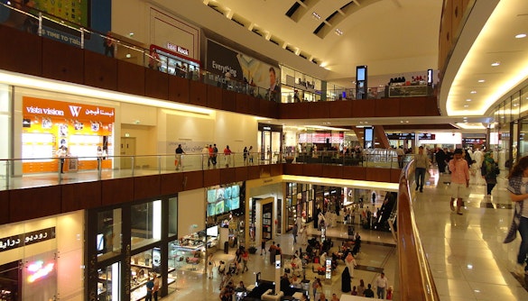 Dubai in April-Dubai Mall 