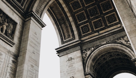 Paris in August- Arc de Triomphe