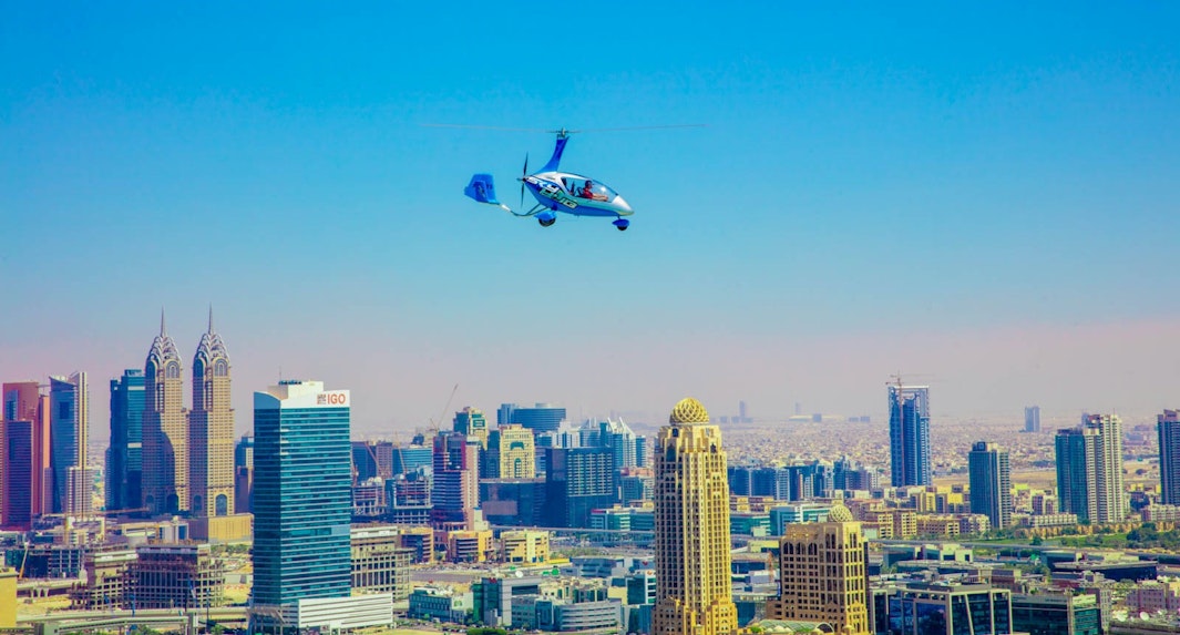 dubai gyrocopter flight
