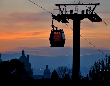 things to do in barcelona - montjuic cable car