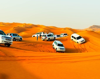 Passeio nas dunas em Dubai