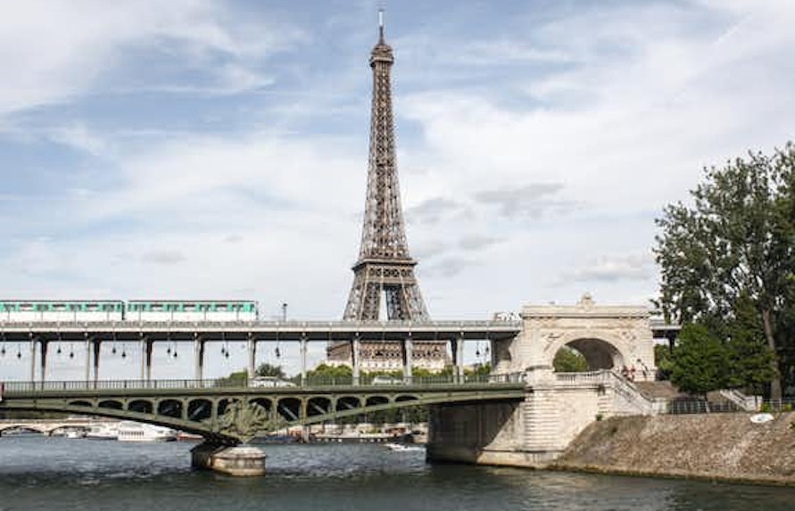 vista Torre Eiffel da Pont de Bir-Hakeim
