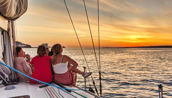 barcelona at night - sunset cruise