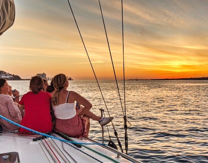 things to do in barcelona - romantic sunset cruise