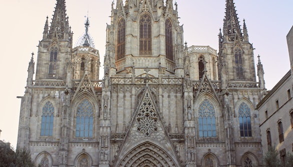 Barcelona Cathedral Location 