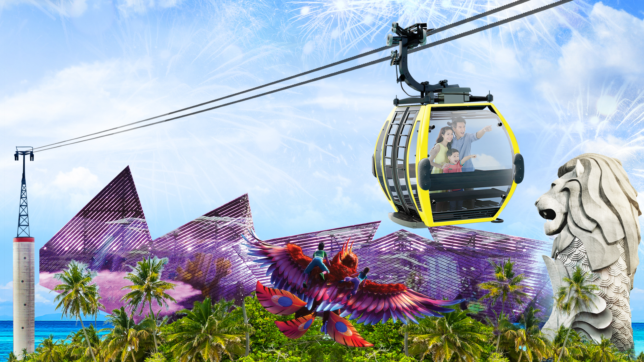 Singapore Cable Car Tickets Round Trip Sky Pass Exclusive Offers