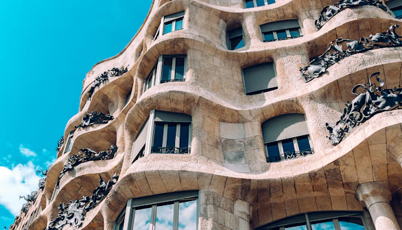barcelona in August - casa mila