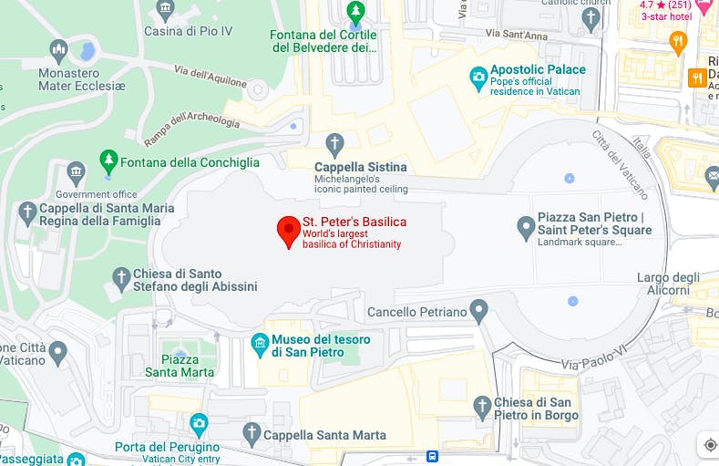 Map Of St Peters Plan Your Visit To St. Peter's Basilica | Complete Guide 2022