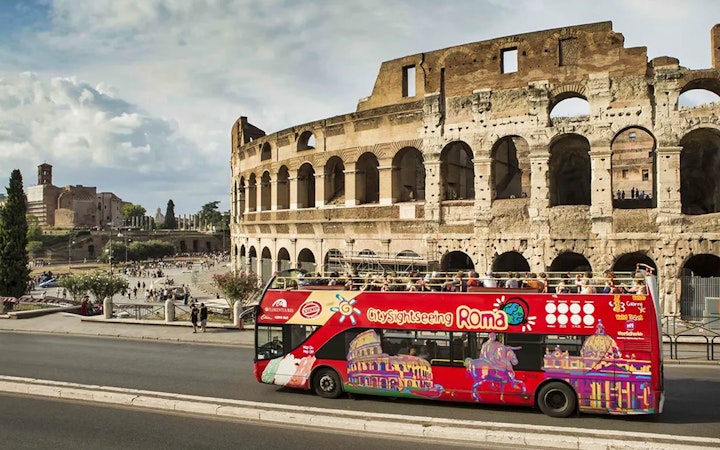 bus hop on hop off rome