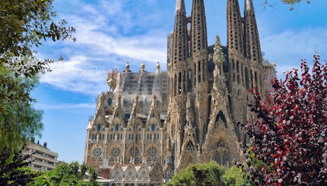 Sagrada Familia Barcelona Dezember