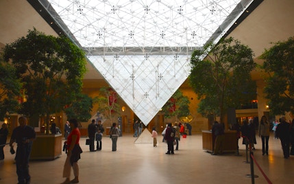 Visiting Louvre Museum