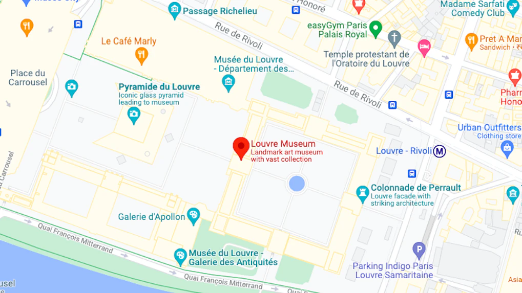 Louvre la nuit