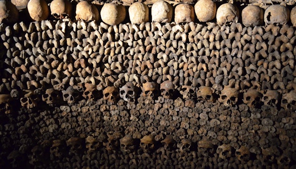 Paris in September- Catacombs of Paris 