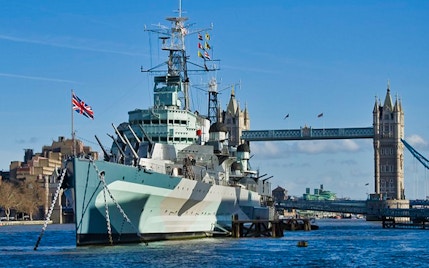 london in december HMS Belfast