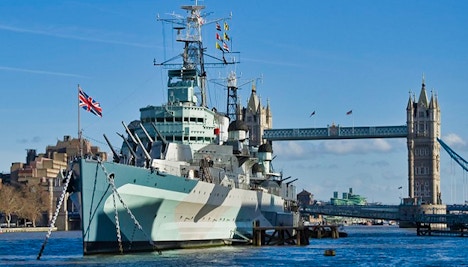londres en diciembre HMS Belfast