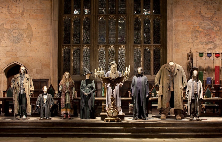 O Grande Salão no tour de Harry Potter em Londres