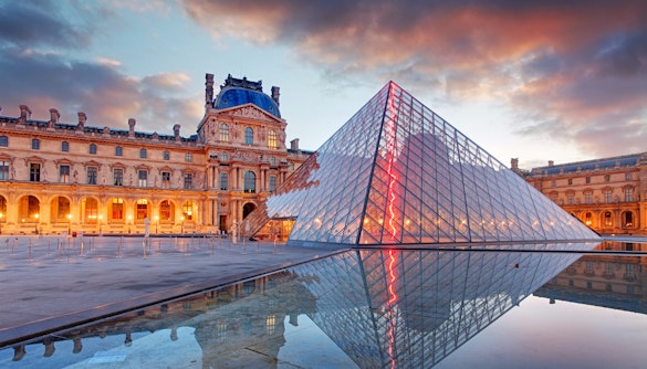 Paris November Louvre