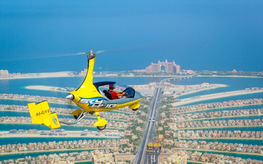 dubai gyrocopter flight