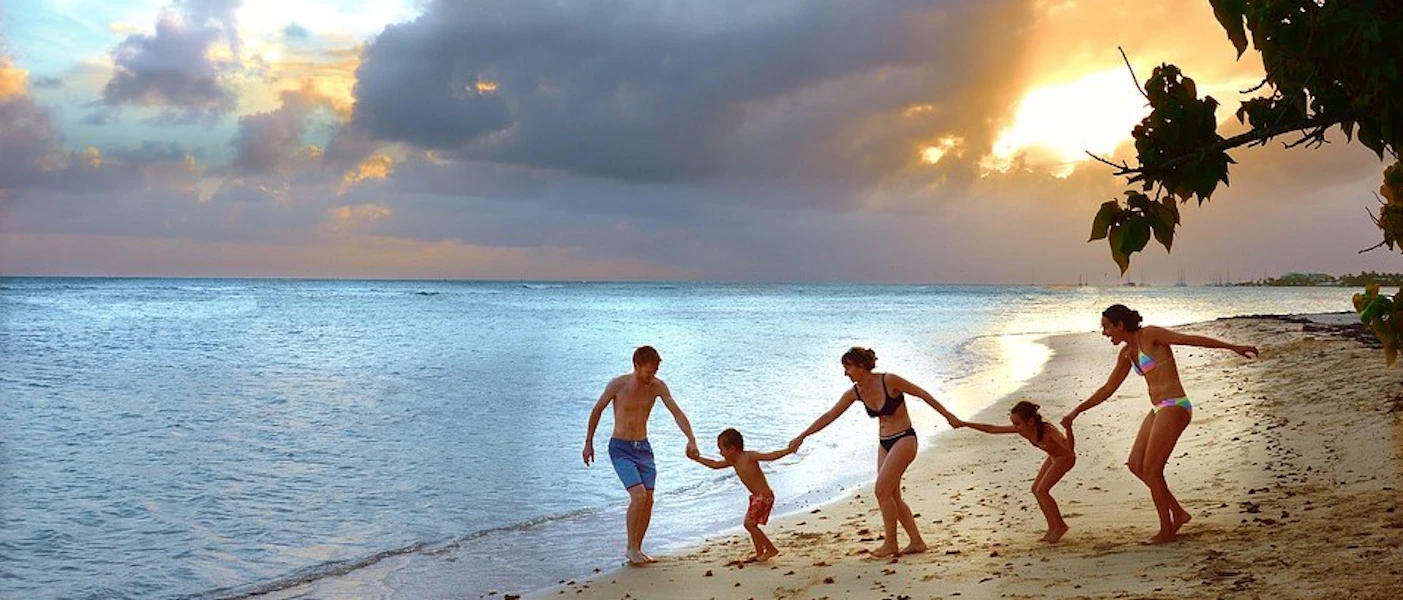 Family at Beach
