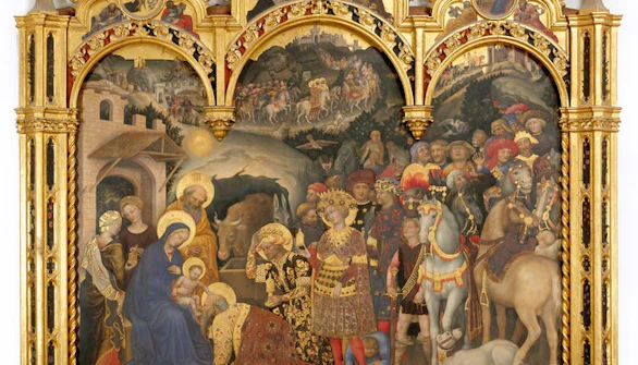 Adorazione dei Magi fabriano uffizi