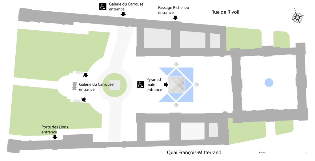 Louvre Floor Plan Mona Lisa Viewfloor Co   9ecbf7e9 A4ef 41a1 B56f A5bd29a30353 Access To The Louvre Museum.svg 