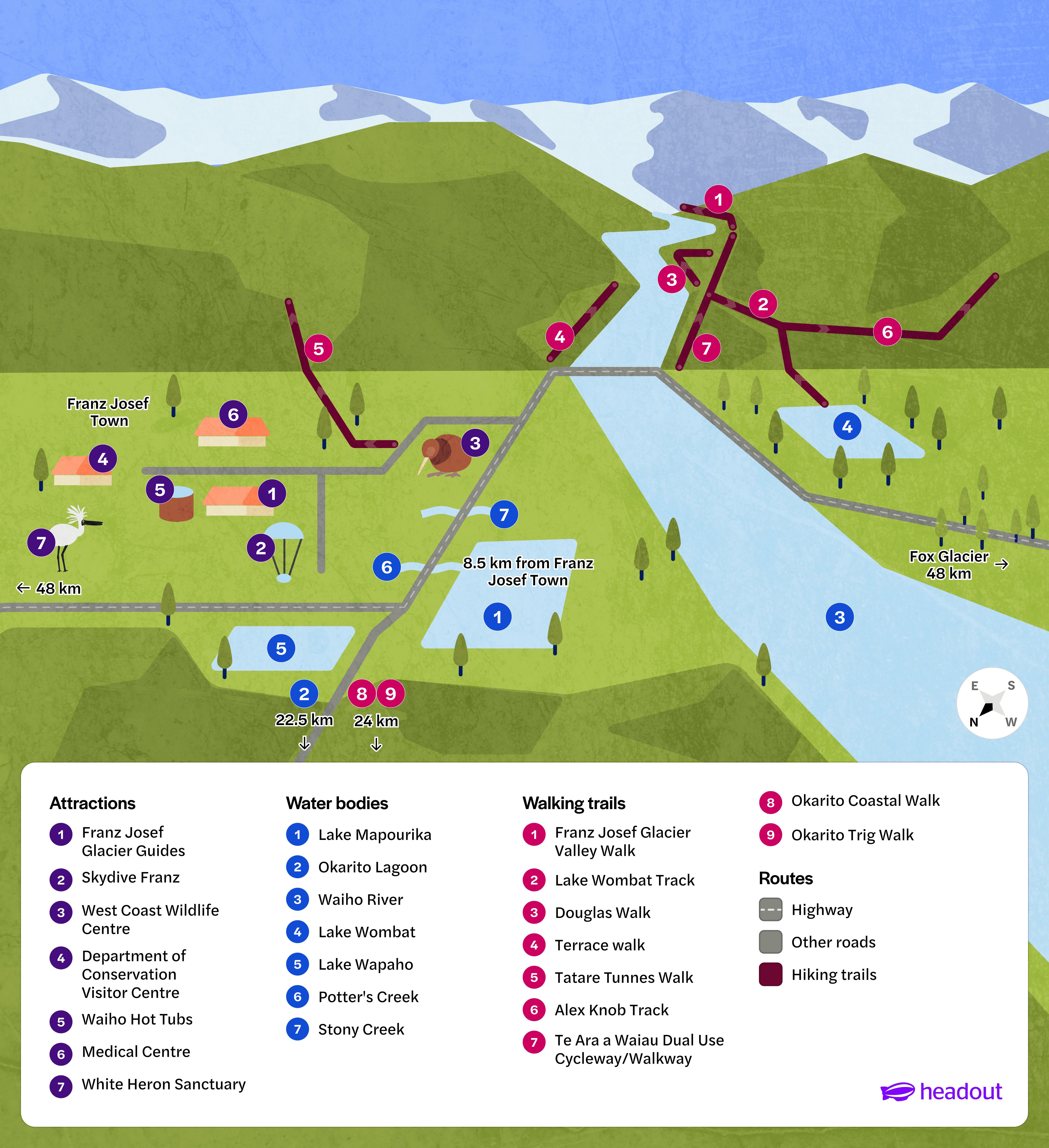 franz josef map