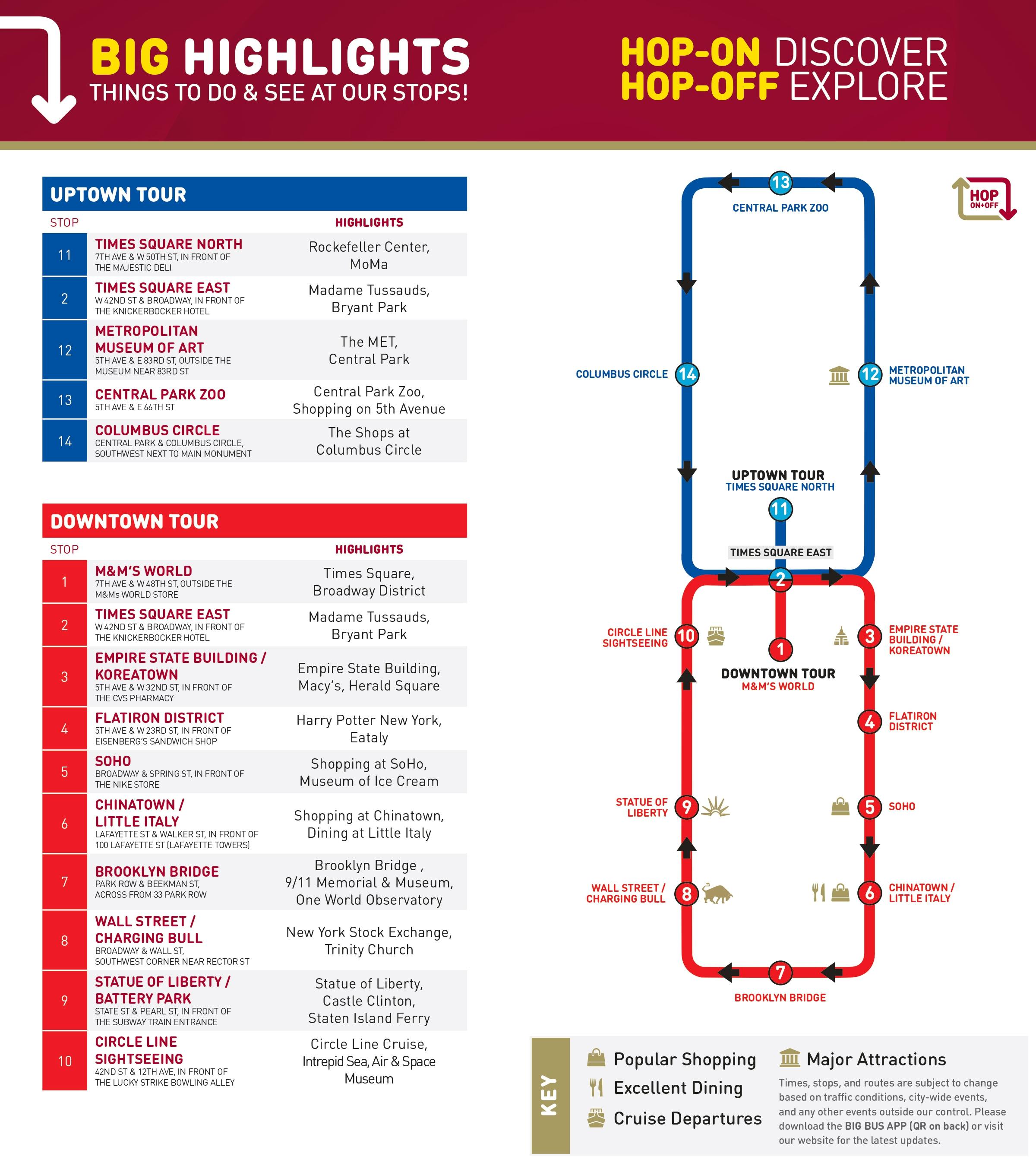 new  york bug bus map